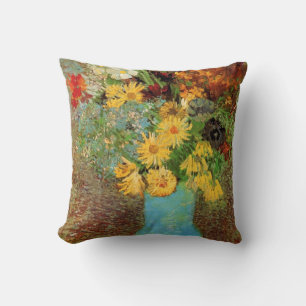 Coussin Vase avec marguerites et anémones par Vincent van