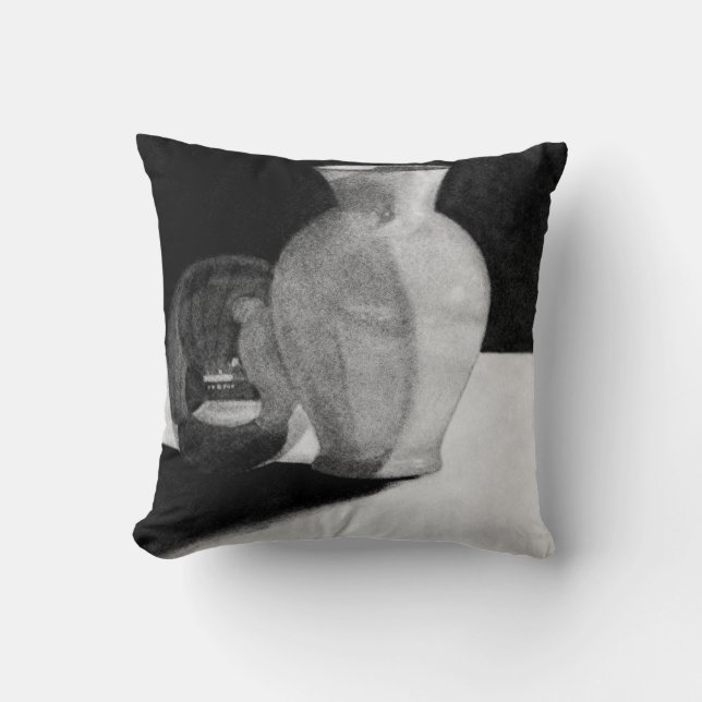 Coussin Vase avec sphère (Recto)