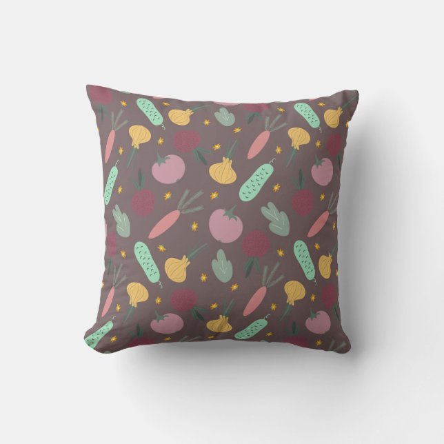 Coussin vegetable pattern (Recto)