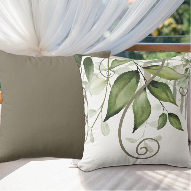 Coussin Végétation tropicale luxuriante (Créateur téléchargé)