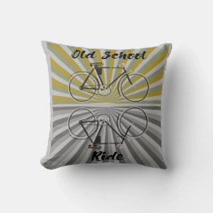 Coussin Vélo old school ride, retro bike, nerd, vintage