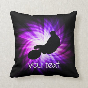 Coussin Vélo pourpre frais de saleté