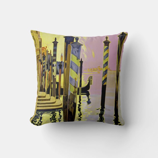 Coussin Venise et le Lido (Recto)