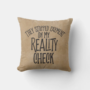 Coussin Vérification de la réalité
