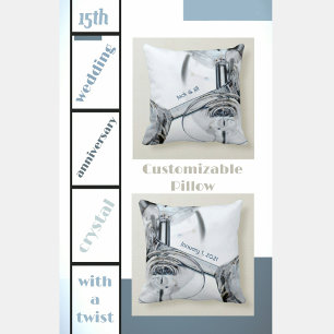 Coussin Verres à vin en cristal renversés