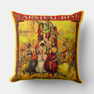 Coussin vers 1915 partitions The Carnival King imprimer
