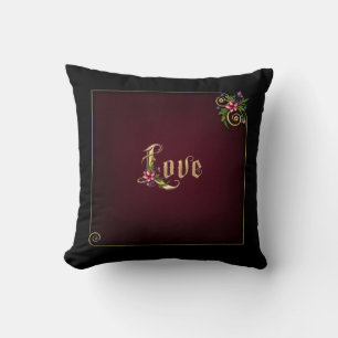 Coussin Vers d'amour de Flourina - personnalisable