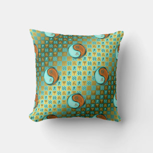 Coussin Verseau & Dragon de Bois