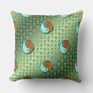 Coussin Verseau & Dragon de Bois