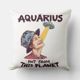 Coussin Verseau Pas De Cette Planète Chapeau En Aluminium