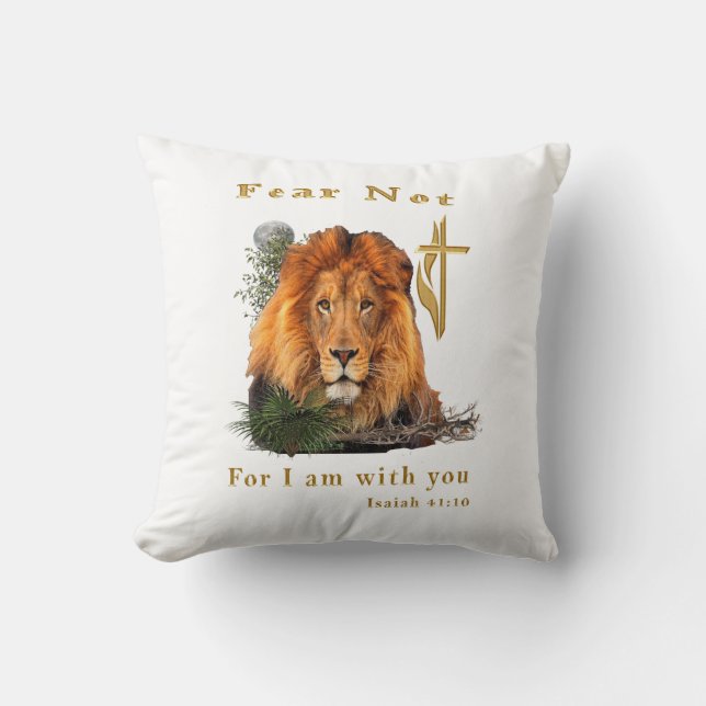 Coussin verset biblique (Recto)
