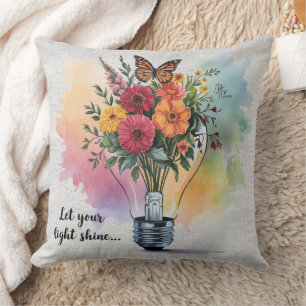 Coussin Verset biblique chrétienne inspirant /Écriture