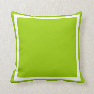 coussin vert citron