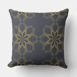 Coussin Vert, cool, unique, abstraction fleur tendance