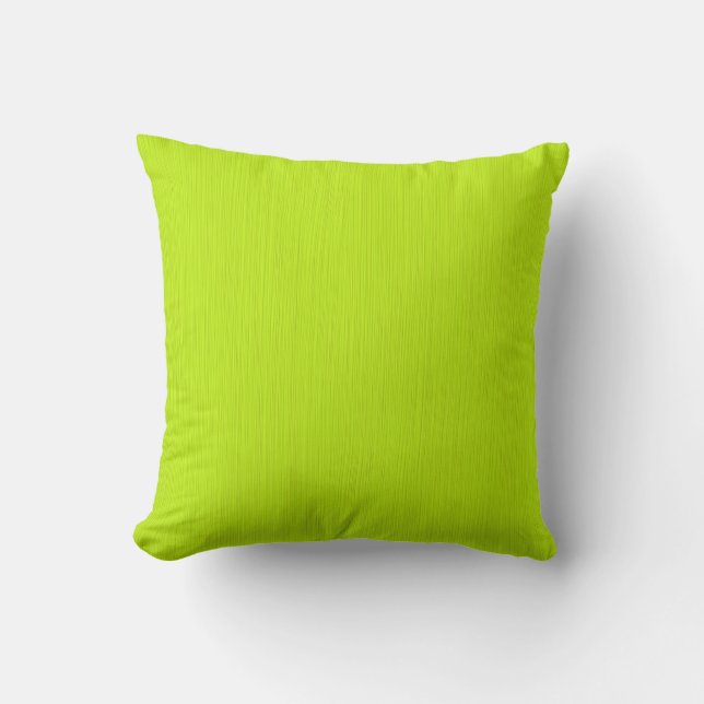 Coussin Vert de chaux peignant l'art abstrait (Recto)