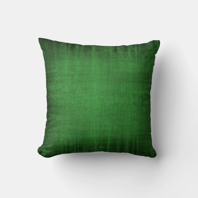 Coussin vert de regard de velours (Recto)