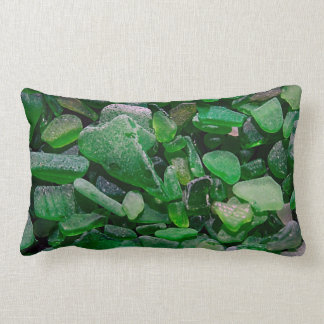 Coussin vert de Seaglass