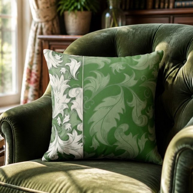 Coussin Vert élégant (Créateur téléchargé)