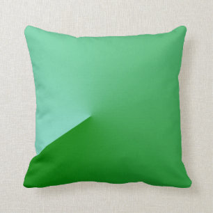 Coussin vert géométrique