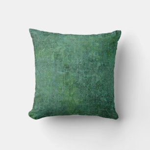 Coussin vert marbisé