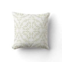 Vert sauge vert mandala floral