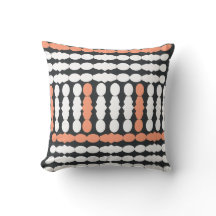 Coussin Verticale Inspiré De Tissu De Boue Africai