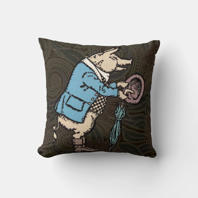 Coussin Veste de porc Cochonnet Mignon Formel Antique (Recto)