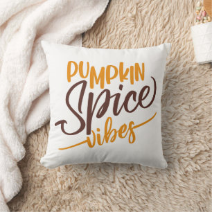 Coussin Vibes d'épices citrouilles