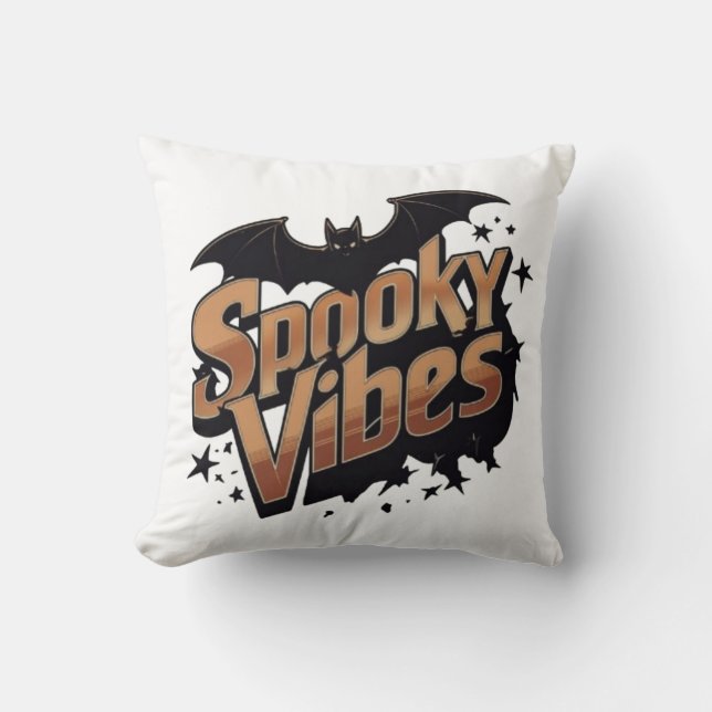 Coussin Vibes éffrayantes Tee (Recto)