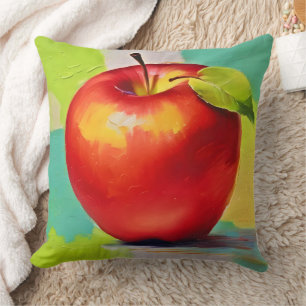 Coussin Vibrant Apple Still Life