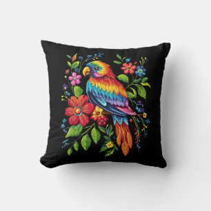 Coussin vibrant de jet de perroquet 