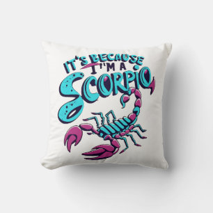 Coussin Vibrations astrologiques du Scorpion Signe du zodi