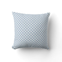 Vichy bleu clair blanc campagne