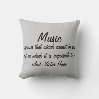Coussin Victor Hugo Cite Des express De Musique...