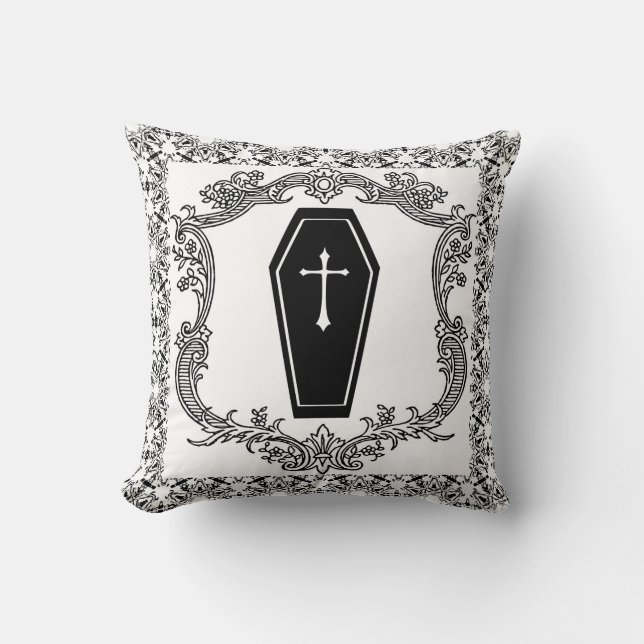 Coussin victorien d'accent de cercueil (Recto)