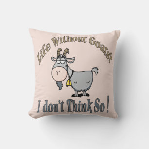 Coussin VIE SANS CHÈQUES   par TotallyGoatally™