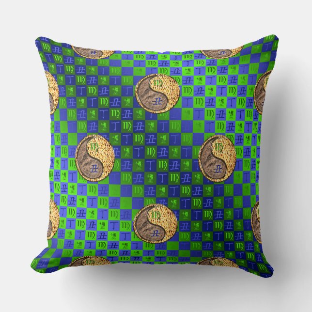 Coussin Vierge & Bœuf de Feu (Recto)