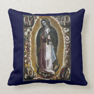 Coussin Vierge de Guadalupe, notre Madame