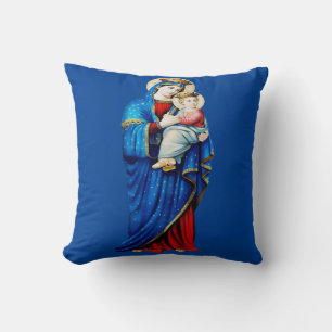 Coussin Vierge Marie avec bébé Jésus