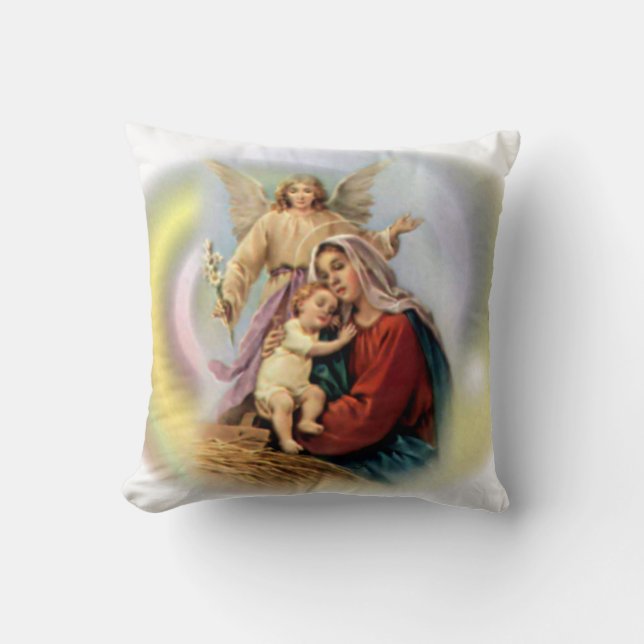 Coussin Vierge Marie béni - mère de Dieu (Recto)