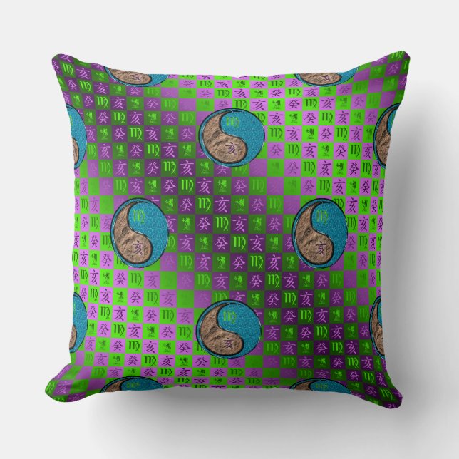 Coussin Vierge & Sanglier d'eau (Recto)