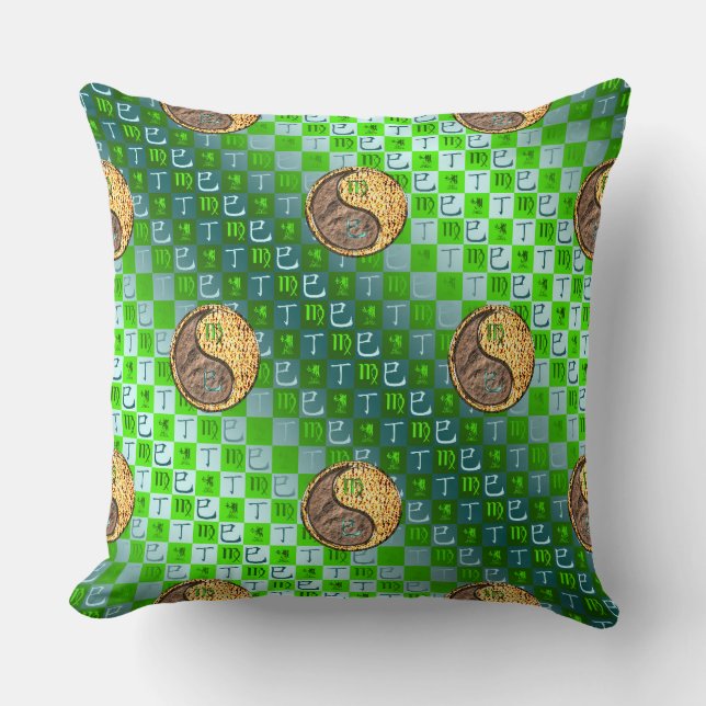Coussin Vierge & Serpent de feu (Recto)