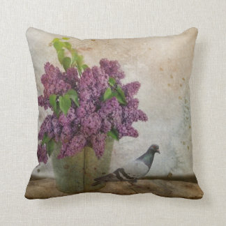 Coussin vieux broc rouillé de lait