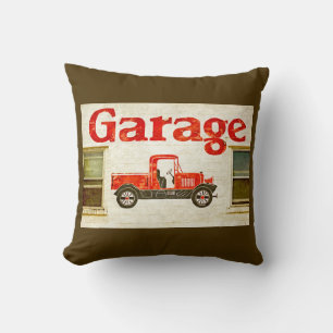 Coussin Vieux garage Brown