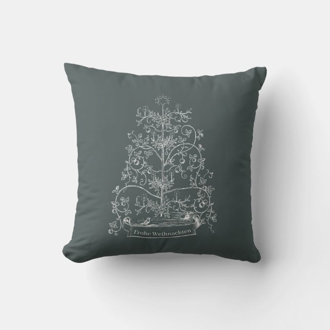 Coussin Vieux-Monde Noël allemand (Recto)