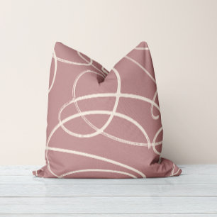 Coussin Vigne Tourbillonnante Abstraite Moderne Texture