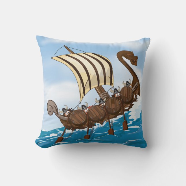 Coussin Viking Ship (Recto)