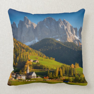 Coussin Village de dolomites dans le carreau de chute