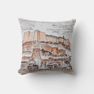 Coussin Ville de Bonifacio  Corse, France