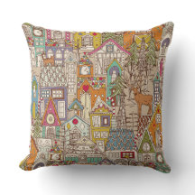 ville en pain d'épices vintage